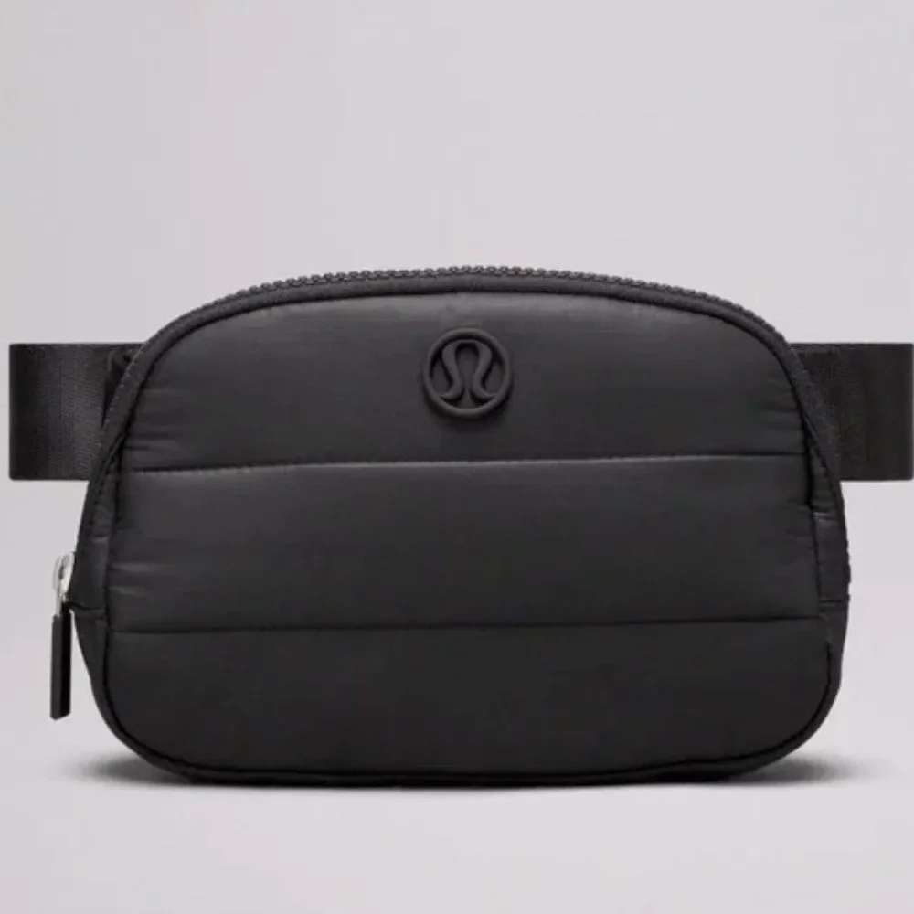 Lululemon Wunder Puff Everywhere Belt Bag 1L in Black SADDLE BAG FANNY PACK NWT - Picture 4 of 11